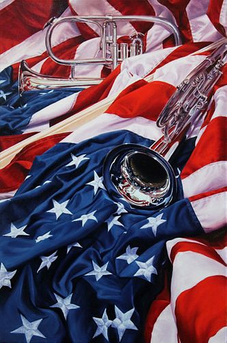 Patriotic Melody by Hebe Brooks, Montgomery, Texas