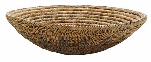 Vintage Navajo Coiled Wedding Basket