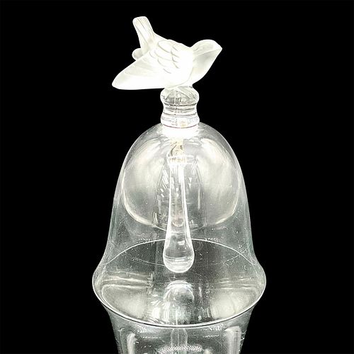 Lalique Crystal Sparrow Table Dinner Bell