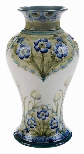 William Moorcroft Florian Ware Vase