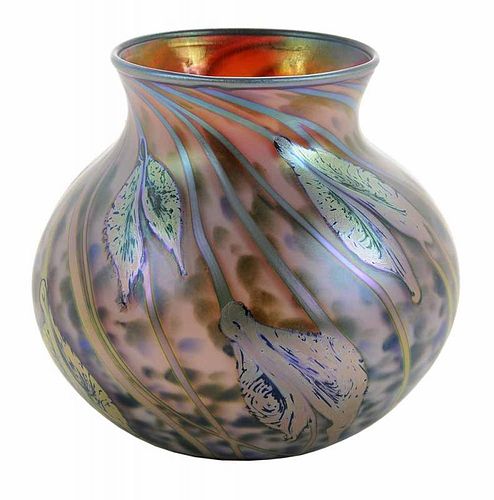 Charles Lotton Glass Vase