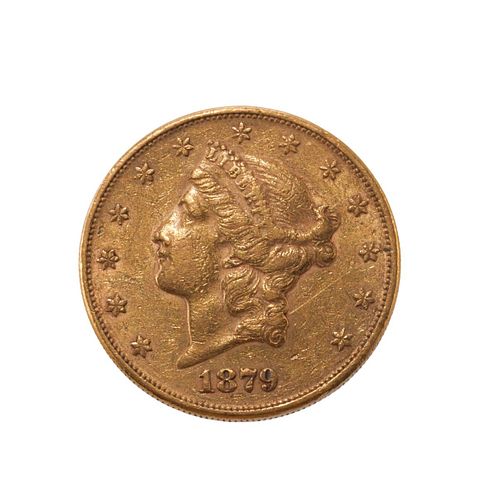 1879 Liberty Head $20 Gold Double Eagle