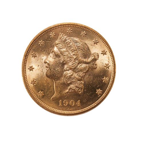 1904-P Liberty Head $20 Gold Double Eagle