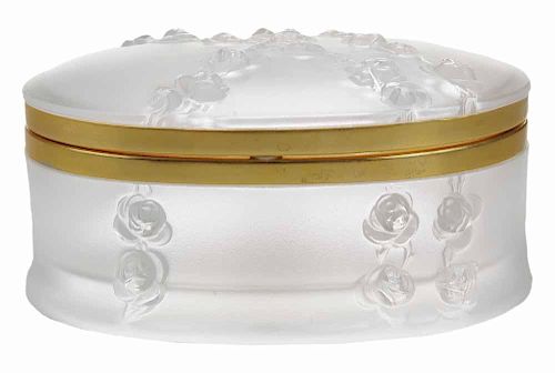 Lalique Frosted Crystal Coppelia Box