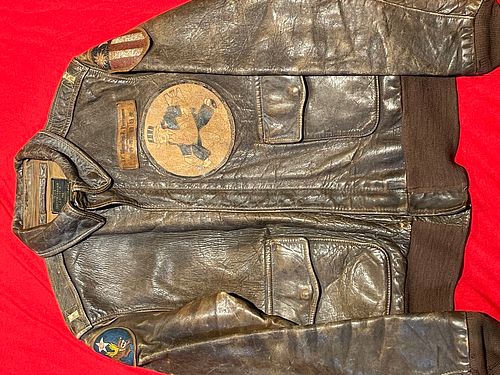 WWII 14th AAF  A-2 Jacket - Identified - 11th Bomb Squadron