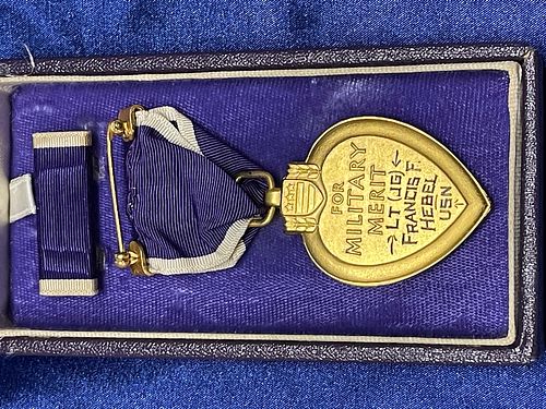 WWII USN VF-6 Pearl Harbor Casualty Purple Heart Group