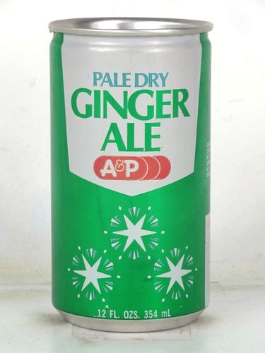 1978 A&P Ginger Ale 12oz Can Montvale New Jersey