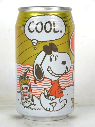 1994 A&W Root Beer "Snoopy Chilling" Peanuts 12oz Can
