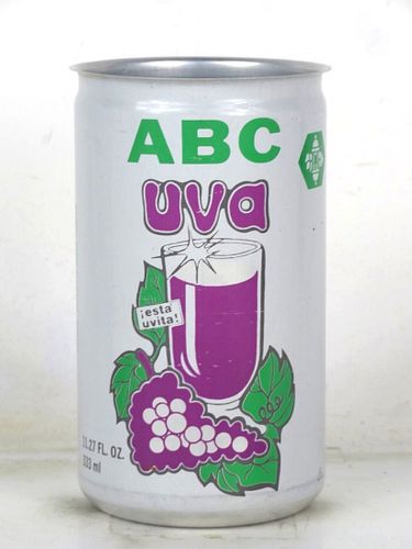 1978 ABC Uva GrapeSoda 12oz Can Puerto Rico