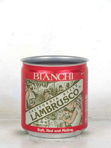1980 Bianchi California Lambrusco Wine 6.3oz Can Kerman