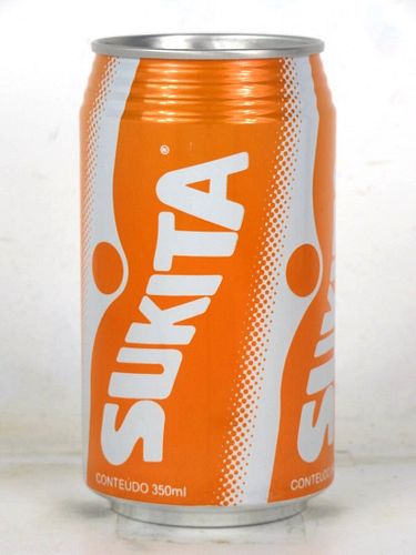 1992 Brahma Sukita Orange Soda 350mL Can Brazil