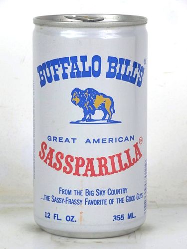 1982 Buffalo Bill's Sassparilla 12oz Can Long Beach California