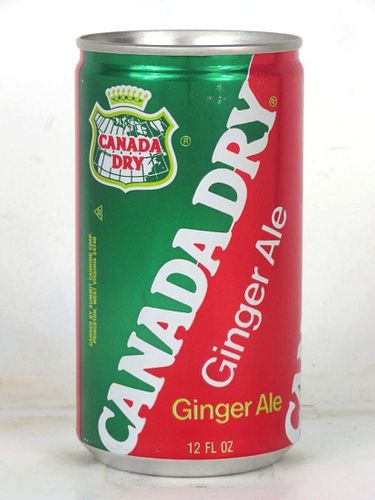 1977 Canada Dry Ginger Ale 12oz Can Princeton West Virginia