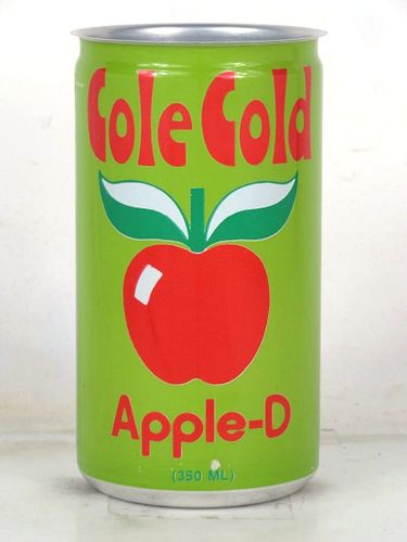 1980 Cole Cold Apple-D12oz Can Trinidad West Indies