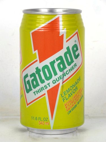 1991 Gatorade Lemonade 12oz Can Chicago