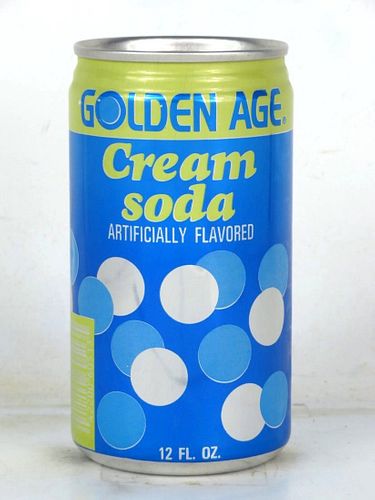 1983 Golden Age Cream Soda 12oz Can Hayward California