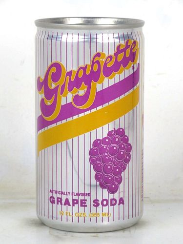 1977 Grapette Grape Soda 12oz Can Torrance California