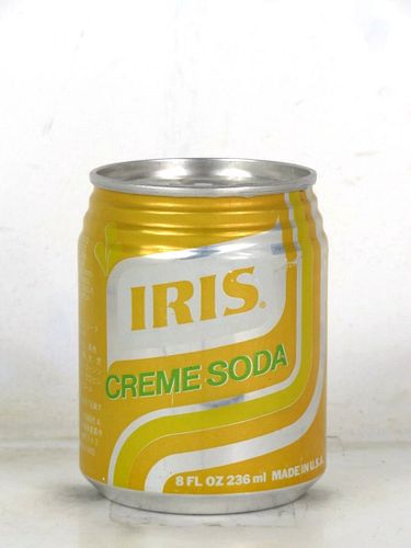 1990 Iris Creme Soda 8oz Can Los Angeles California for Japan