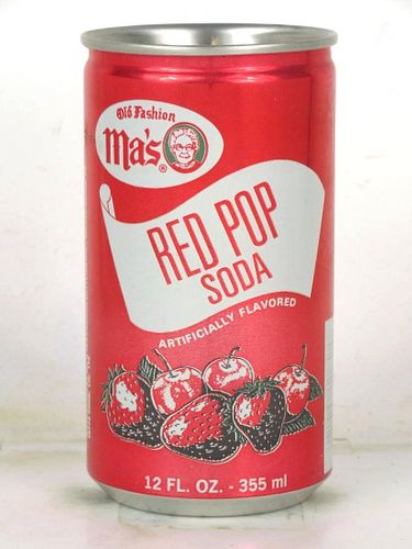 1979 Ma's Red Pop Soda 12oz Can Wilkes Barre Pennsylvania