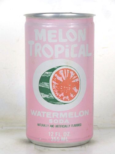 1979 Melon Tropical Soda 12oz Can Miami Florida