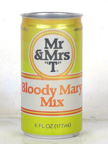1979 Mr &Mrs. T Bloody Mary Mix 6oz Can "Danish Mary"