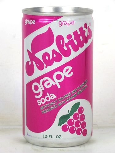 1978 Nesbitt's Grape Soda 12oz Can Yakima Washington