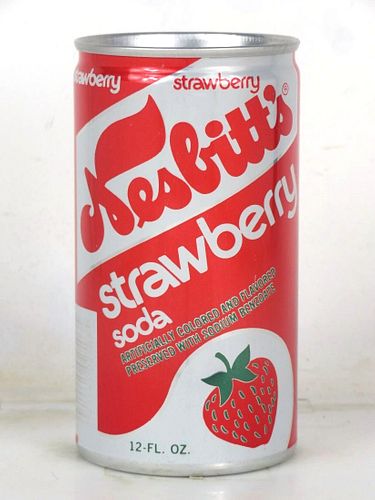1978 Nesbitt's Strawberry Soda 12oz Can San Diego California