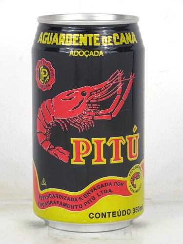 1992 Pitu Aguardente De Cana (Sugar Cane Liquor) 350ml Can Brazil