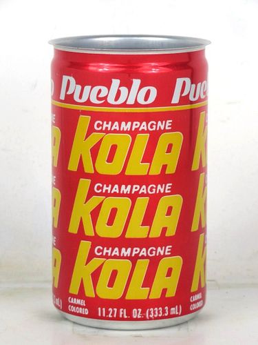 1980 Pueblo Champagne Kola 12oz Can Puerto Rico