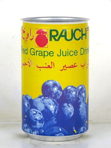 1980 Rauch Grape Soda 33cL Can Austria For Saudi Arabia