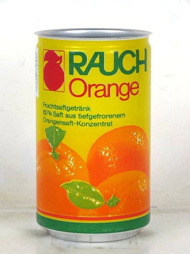 1980 Rauch Orange Soda 33cL Can Rankweil Austria