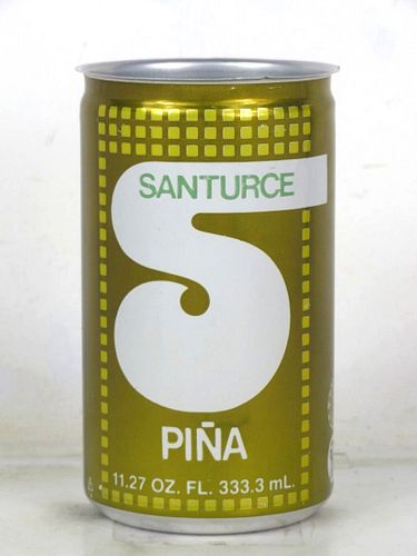 1979 Santurce Piña Soda 12oz Can Puerto Rico