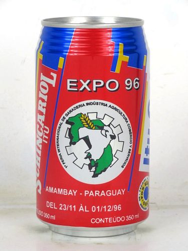 1996 Schincariol Itu Cola EXPO 96 12oz Can Paraguay