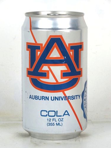 1998 Shasta Auburn University Cola 12oz Can Gainesville Georgia