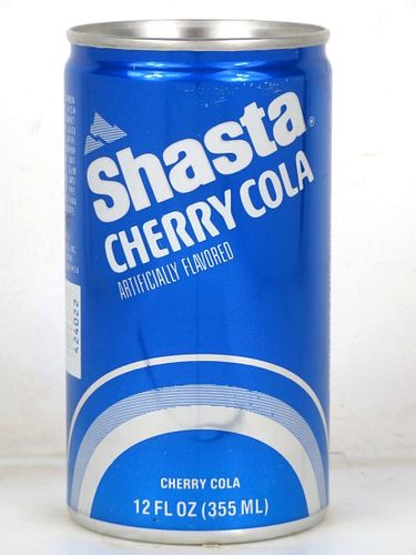 1977 Shasta Cherry Cola 12oz Can For Connecticut
