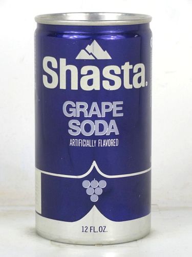1980 Shasta Grape Soda 12oz Can