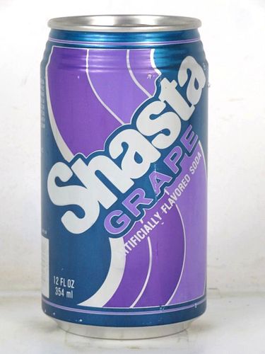 1985 Shasta Grape Soda 12oz Can