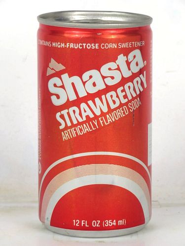 1977 Shasta Strawberry Soda 12oz Can