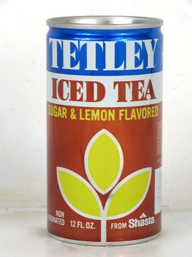 1978 Shasta Tetley Iced Tea 12oz Can New York