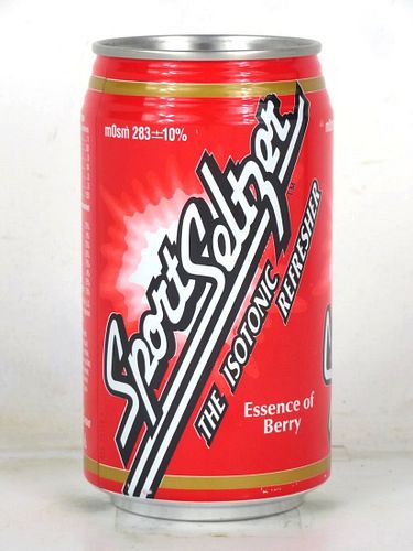 1992 Sport Seltzer Berry Soda 12oz Can Lodi California