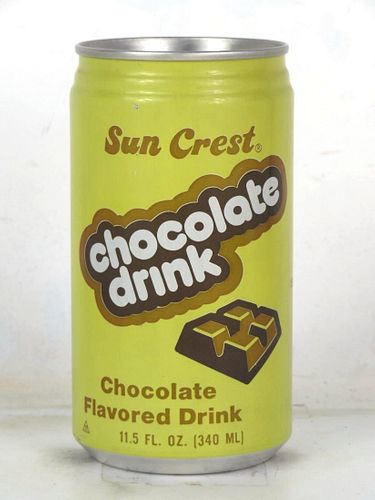 1982 Sun Crest Chocolate Drink 12oz Can Norcross Georgia