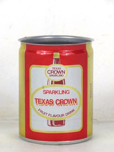 1979 Texas Crown Fruit Drink 250mL Can Houston