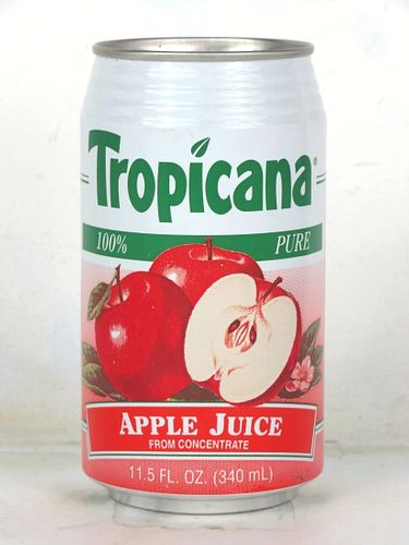 1989 Tropicana Apple Juice 12oz Can