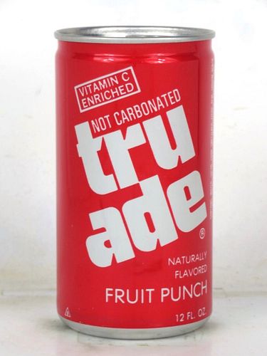 1980 Tru Ade Fruit Punch 12oz Can Princeton West Virginia