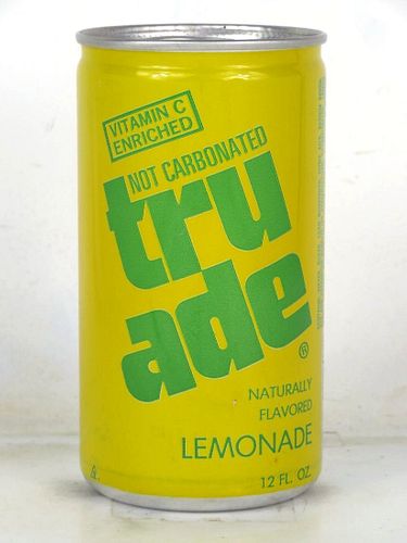 1980 Tru Ade Lemonade 12oz Can Princeton West Virginia