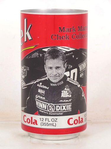 1989 V2 Check Cola Mark Martin NASCAR 12oz Test Can