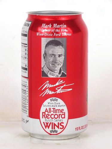 1989 V3 Check Cola Mark Martin NASCAR 12oz Test Can