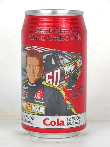 1989 V4 Check Cola Mark Martin NASCAR 12oz Test Can