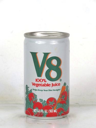 1980 V8 Vegetable Juice 5.5oz Can