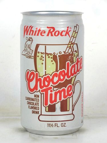 1984 White Rock Chocolate Time Soda 12oz Can
